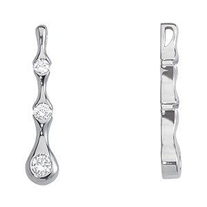Three-Stone Diamond Pendant · 0.50 ct tw