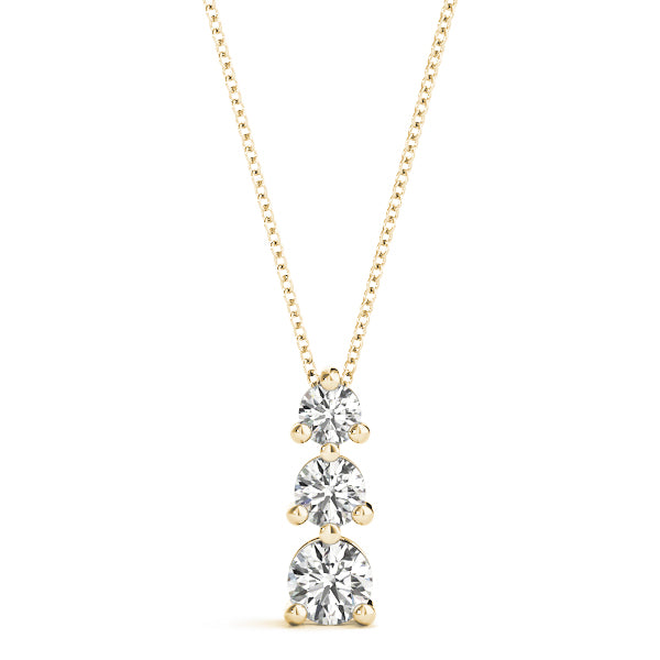 Three-Stone Diamond Pendant · 1.00 ct tw