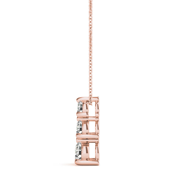Three-Stone Diamond Pendant · 0.50 ct tw