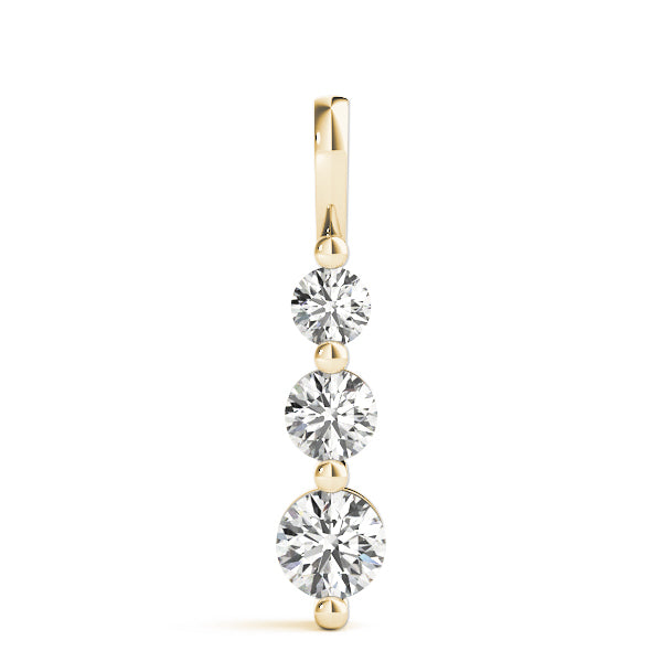 Three-Stone Diamond Pendant · 1.00 ct tw