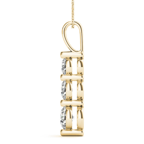 Three-Stone Diamond Pendant · 1.00 ct tw