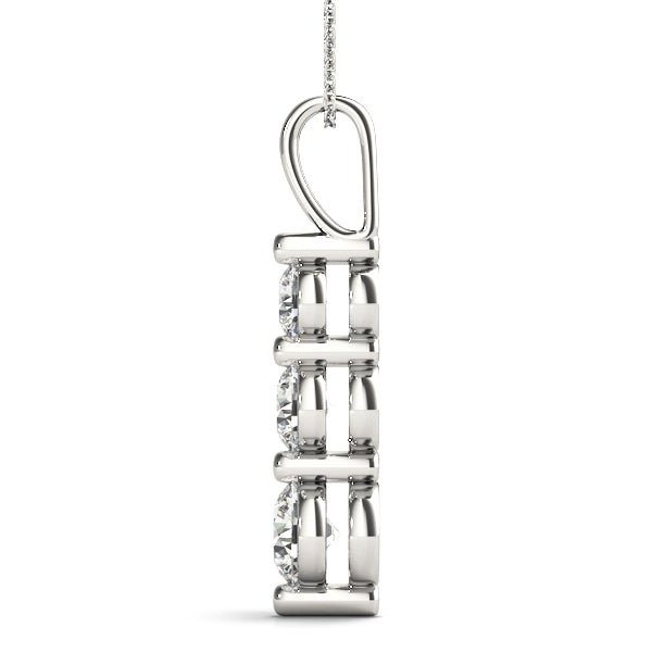 Three-Stone Diamond Pendant · 1.50 ct tw