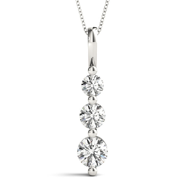Three-Stone Diamond Pendant · 2.50 ct tw