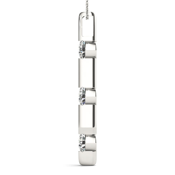 Three-Stone Diamond Pendant · 1.50 ct tw