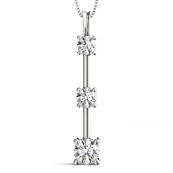 Three-Stone Diamond Pendant · 1.50 ct tw