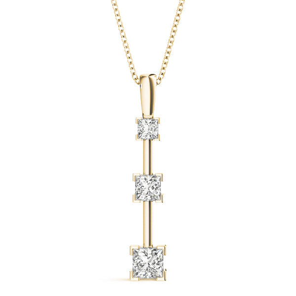 Three-Stone Diamond Pendant · 1.32 ct tw