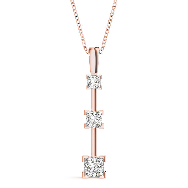 Three-Stone Diamond Pendant · 1.32 ct tw