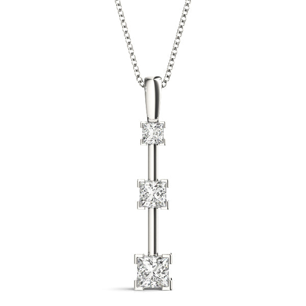 Three-Stone Diamond Pendant · 1.32 ct tw