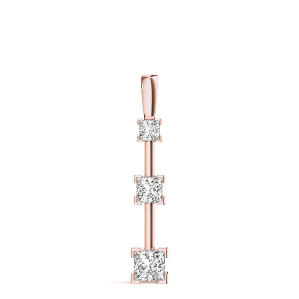 Three-Stone Diamond Pendant · 1.32 ct tw