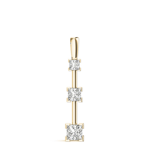 Three-Stone Diamond Pendant · 0.39 ct tw
