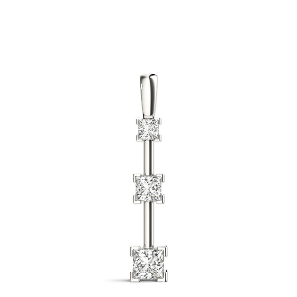 Three-Stone Diamond Pendant · 0.96 ct tw