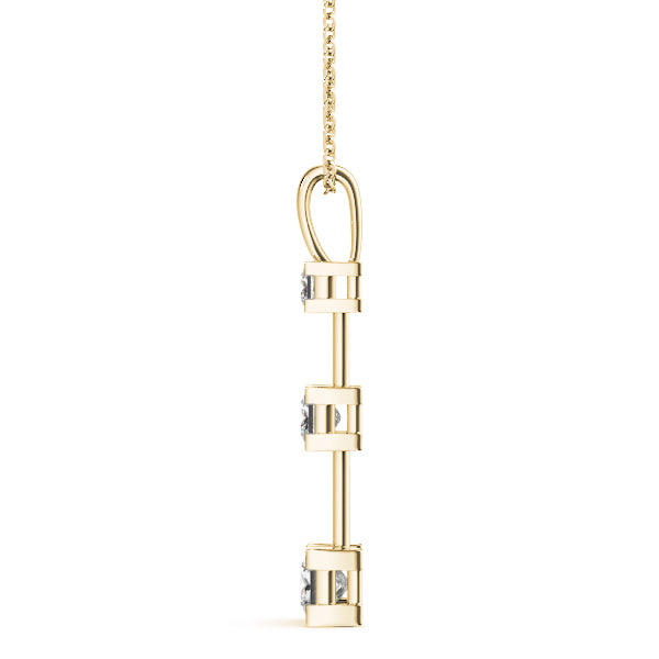 Three-Stone Diamond Pendant · 1.32 ct tw