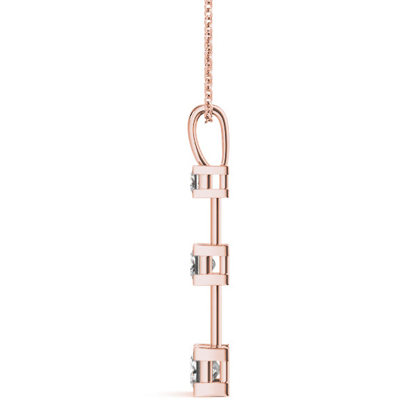 Three-Stone Diamond Pendant · 1.32 ct tw