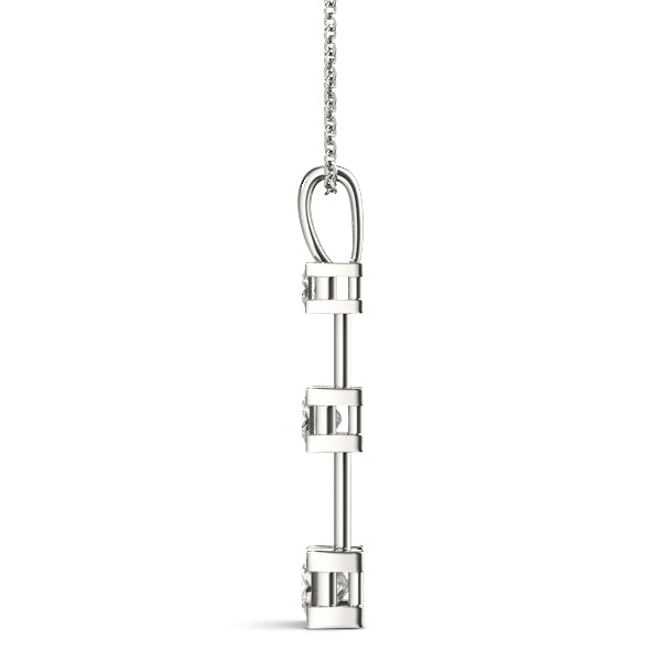 Three-Stone Diamond Pendant · 1.32 ct tw