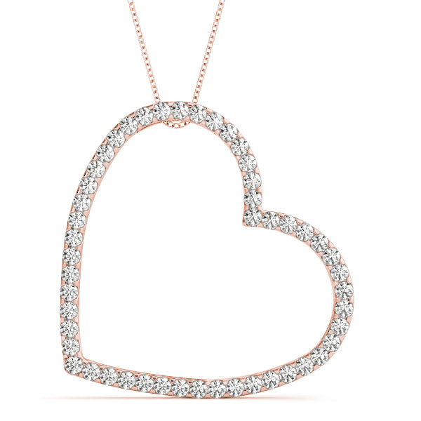 Heart Diamond Pendant · 0.50 ct tw
