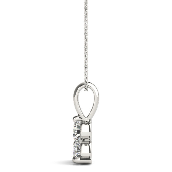 Three-Stone Diamond Pendant · 0.51 ct tw