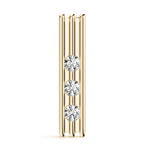 Three-Stone Diamond Pendant · 0.24 ct tw