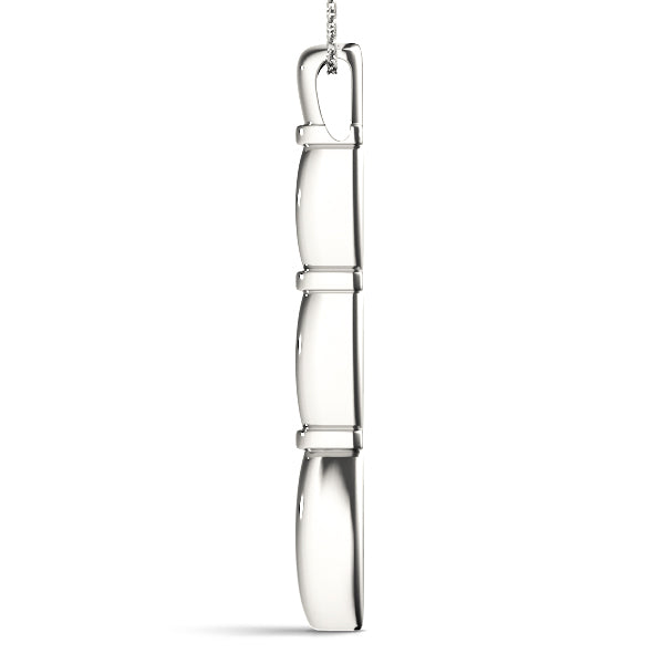 Three-Stone Diamond Pendant · 0.24 ct tw