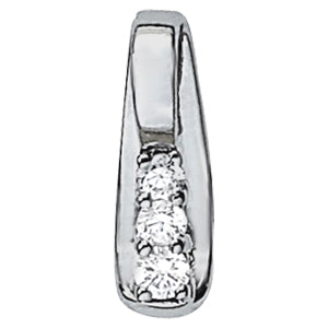 Three-Stone Diamond Pendant · 0.24 ct tw