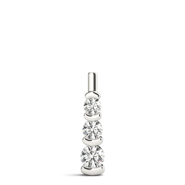 Three-Stone Diamond Pendant · 1.00 ct tw