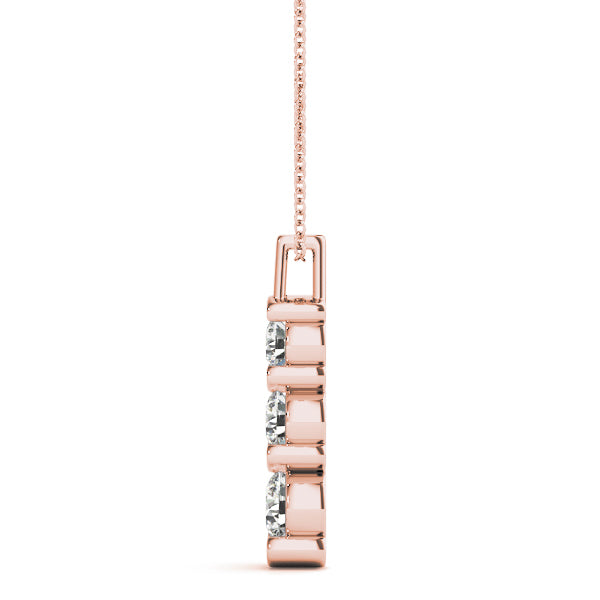 Three-Stone Diamond Pendant · 1.00 ct tw