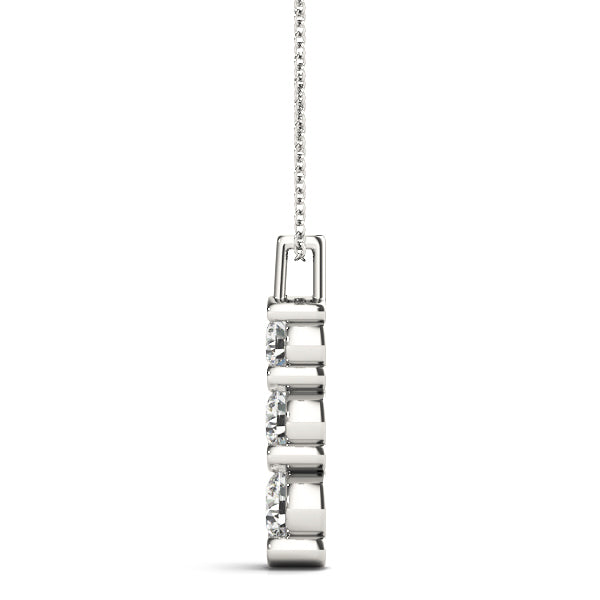 Three-Stone Diamond Pendant · 0.50 ct tw