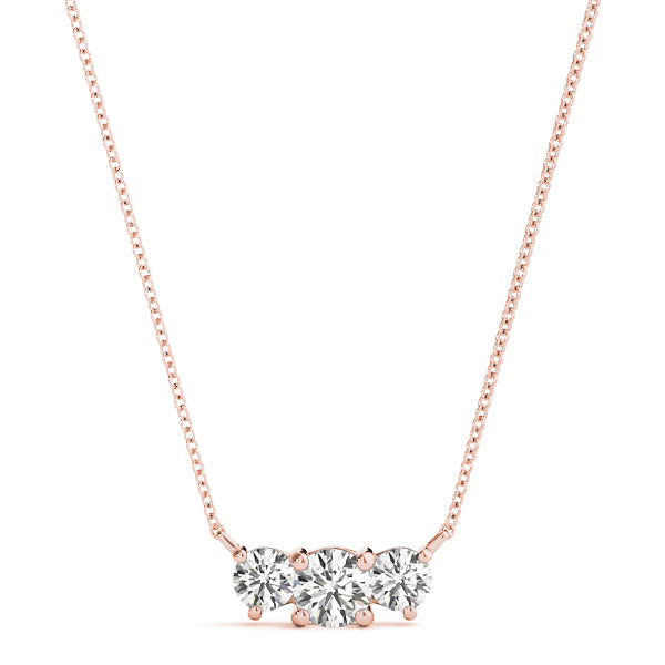 Three-Stone Diamond Pendant · 0.32 ct tw