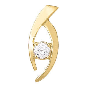 Round Diamond Solitaire Pendant · 0.80 ct tw