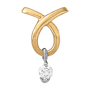 Diamond Solitaire Pendant · 0.25 ct tw