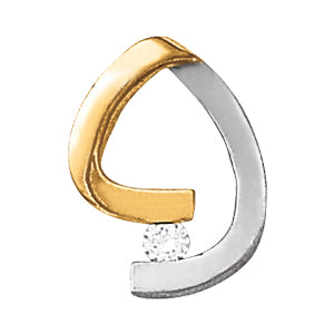 Diamond Solitaire Pendant · 0.15 ct tw