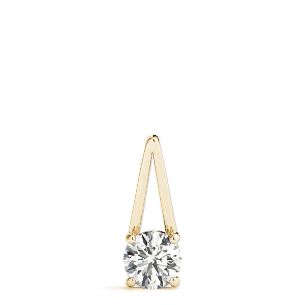 Round Diamond Solitaire Pendant · 0.63 ct tw