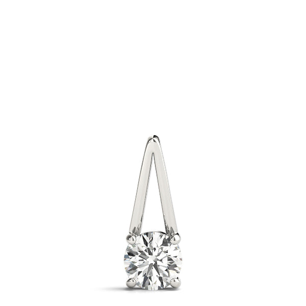 Round Diamond Solitaire Pendant · 0.80 ct tw
