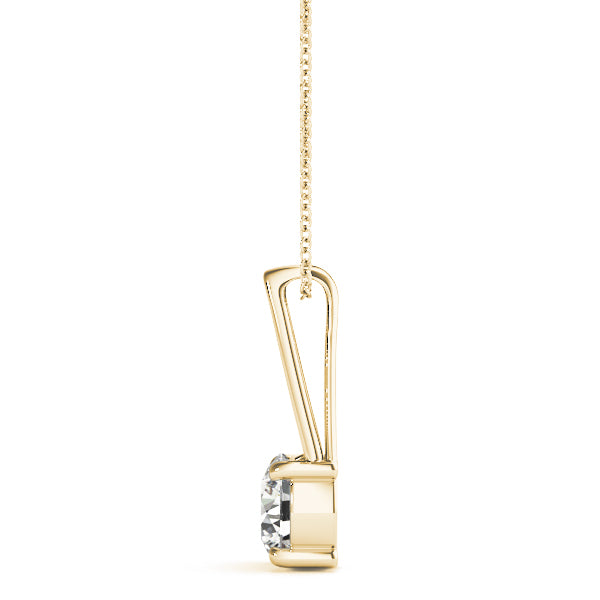 Round Diamond Solitaire Pendant · 0.80 ct tw