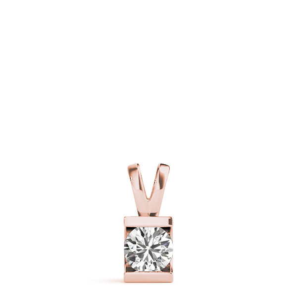 Round Diamond Solitaire Pendant · 0.25 ct tw