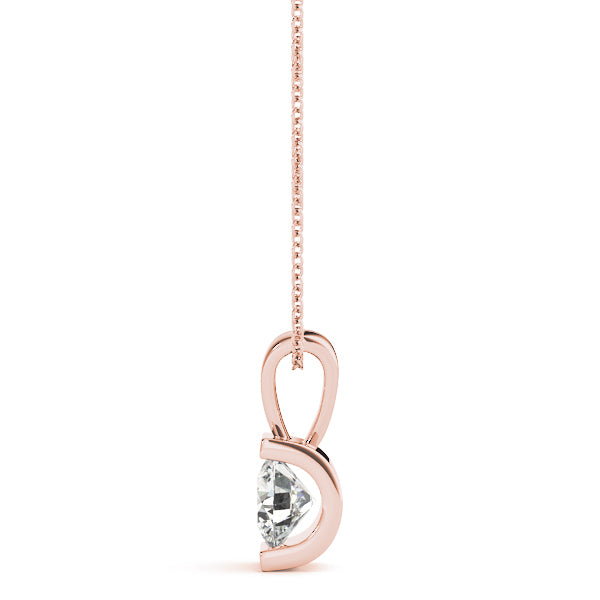 Round Diamond Solitaire Pendant · 0.25 ct tw