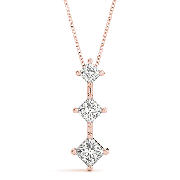 Three-Stone Diamond Pendant · 0.31 ct tw