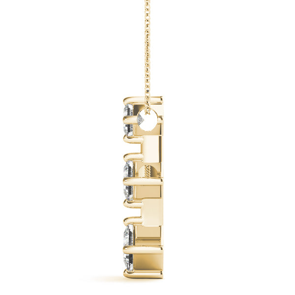 Three-Stone Diamond Pendant · 1.02 ct tw