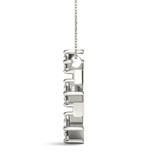 Three-Stone Diamond Pendant · 0.52 ct tw