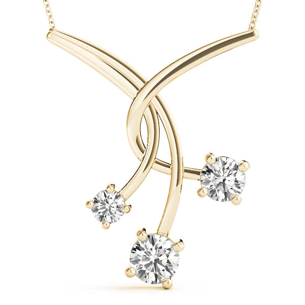 Three-Stone Diamond Pendant · 1.00 ct tw
