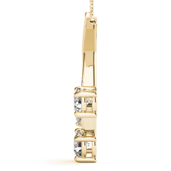 Three-Stone Diamond Pendant · 0.50 ct tw