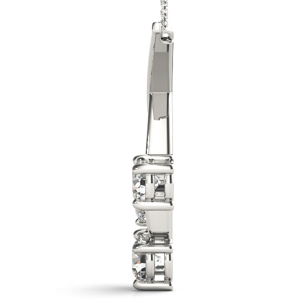 Three-Stone Diamond Pendant · 1.00 ct tw