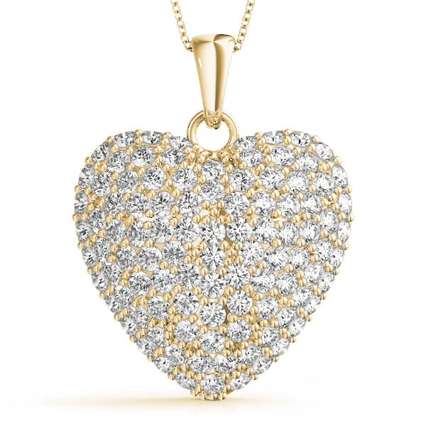 Heart Diamond Pendant · 2.48 ct tw
