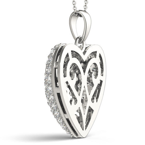 Heart Diamond Pendant · 1.21 ct tw