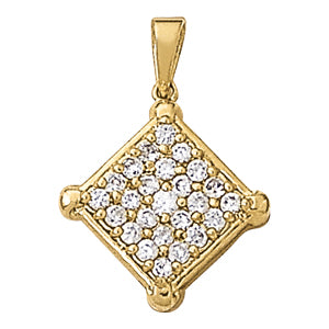 Cluster Diamond Pendant · 1.25 ct tw