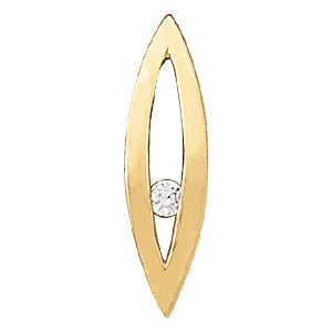 Diamond Solitaire Pendant · 0.10 ct tw