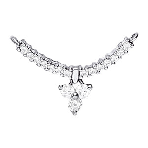 Neck Centers & Slides Diamond Pendant · 0.58 ct tw