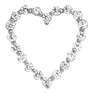 Heart Diamond Pendant · 0.50 ct tw
