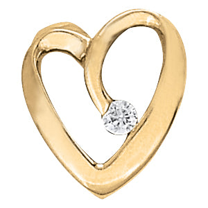 Heart Diamond Pendant · 0.10 ct tw