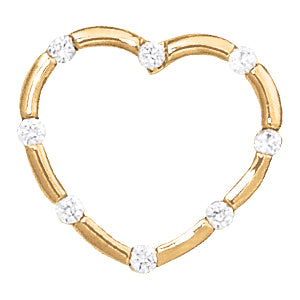 Heart Diamond Pendant · 0.48 ct tw
