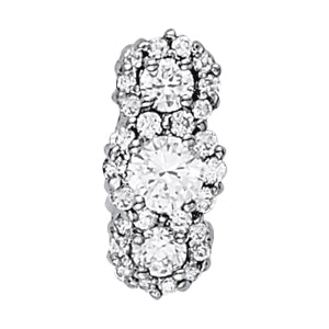 Three-Stone Diamond Pendant · 1.11 ct tw